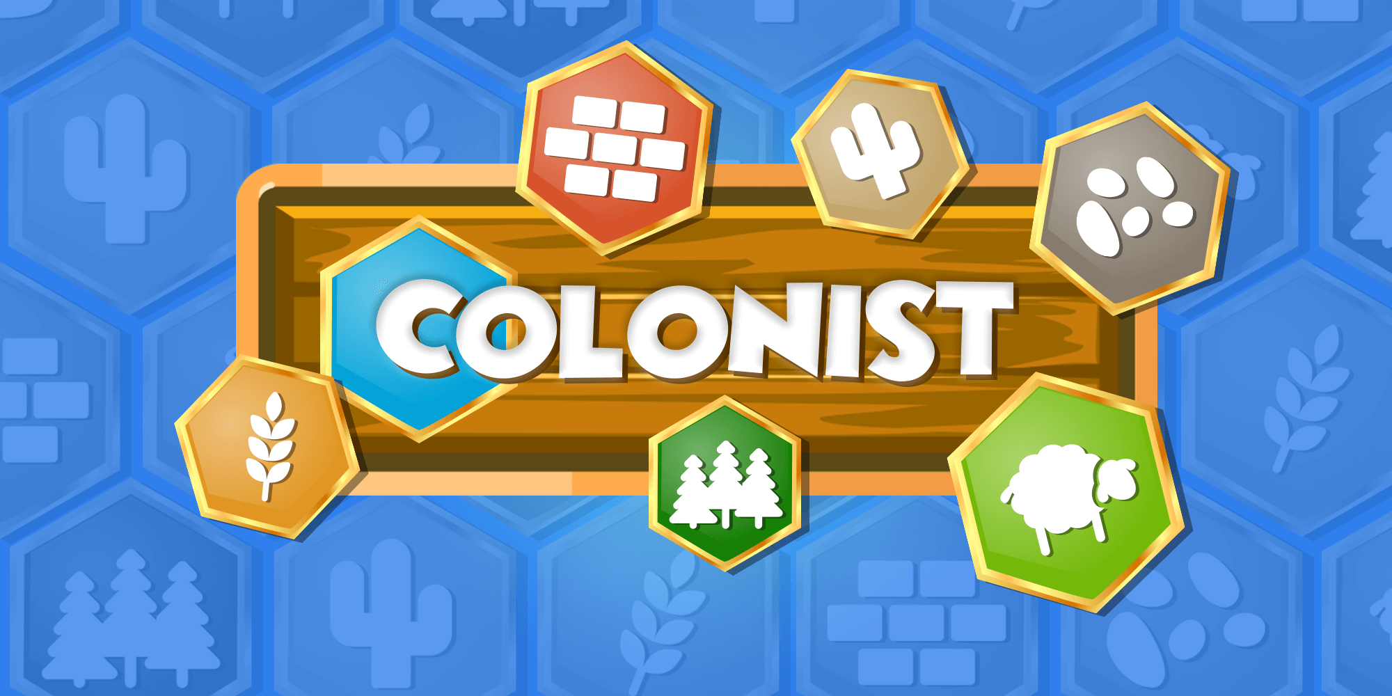 Colonist Banner with Background